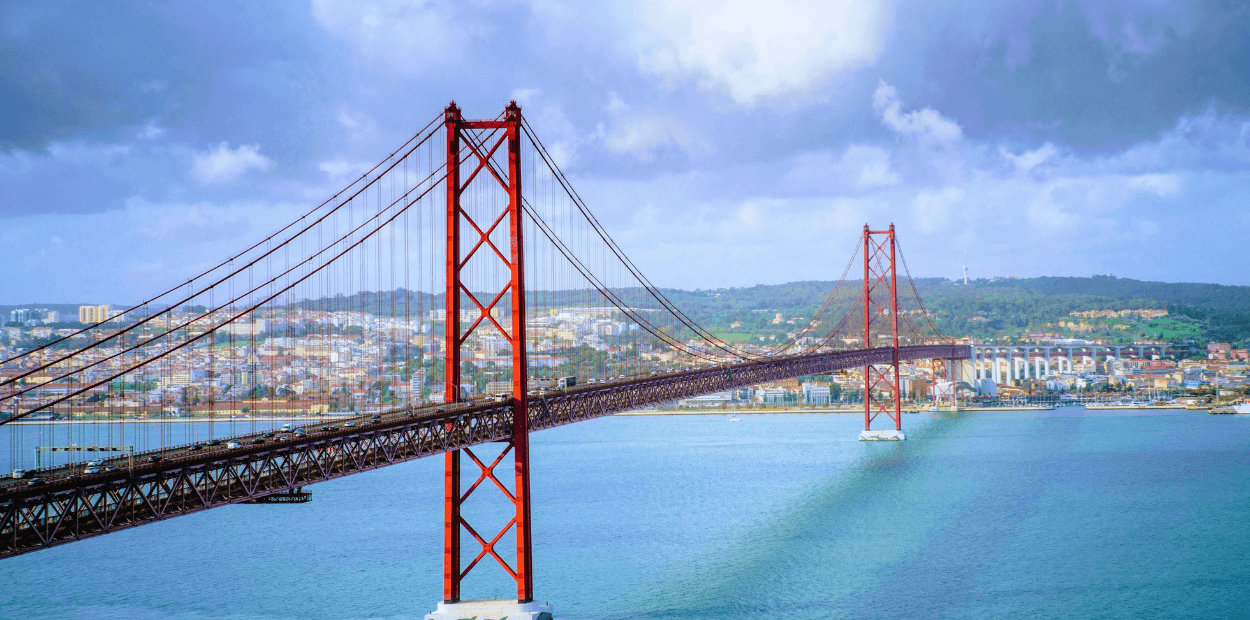 Lisboa vista freguesia a freguesia: vista da ponte