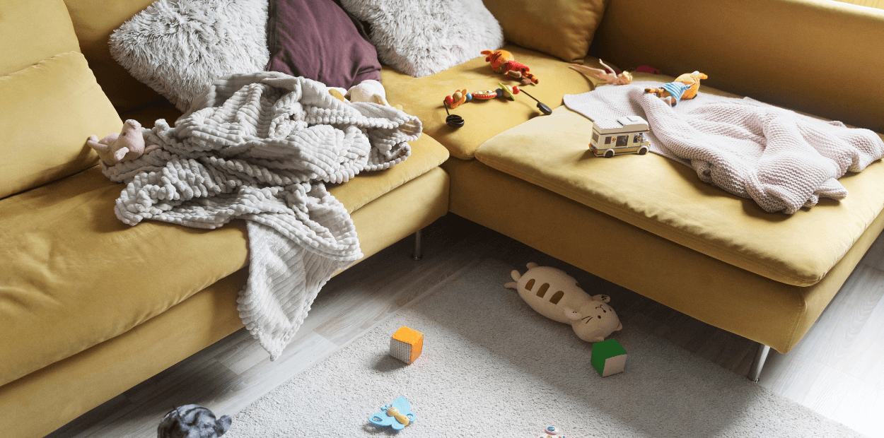 os erros mais frequentes na venda de uma casa: desarrumação