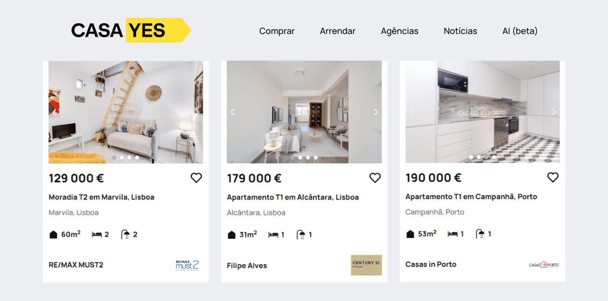 Morar em Lisboa e Porto por menos de 200 mil euros