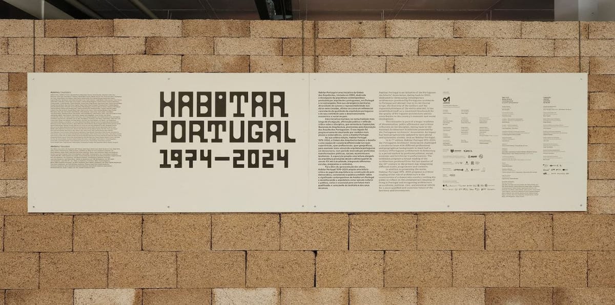 “Habitar Portugal": 100 obras de arquitetura em 50 anos de democracia