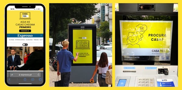 "AQUI AS CASAS CHEGAM PRIMEIRO": Pode ver-nos na TV, Rádio, Mupis e Outdoors, Redes Sociais e Google Ads. Já nos cruzámos por